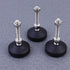 4pcs DOITOOL Furniture Support Height Adjustable Stand Swivel Accent Chair Metal Chairs Floor Couch Adjustable Table