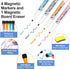Dry Erase Magnetic Calendar for Refrigerator, 3 Pack - Monthly, Weekly, Daily Planner Magnet Whiteboard, 14"x11"