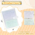 Jactales 3x5 50 200 Index Card Holder Organizer - Clear Card Binder for Flash Card, Note Card Storage, Sheets Plastic