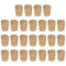 MECCANIXITY Tapered Cork, 20.6x15.9x25.4mm Natural Wooden Leakproof Cork Stoppers for Laboratory