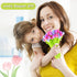 SANNIX 50 Pcs Color Changing Tulip Flower Pens, Novelty Fun Gel Ink Pens for Birthday Party Favors