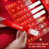 BAIWOVIS 12 2026, 19x10x2.5cm) Draw Lots Red Envelopes in Box - Pieces Lucky Money Envelopes for Spring Festival Gift
