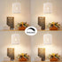 15ft Dimmable Plug in Pendant Light, Rattan Hanging Lights with Plug in Cord Cord, Hand Woven Wicker Lampshade Hanging