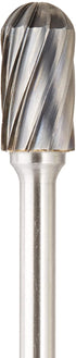 Drill America SC-5NF Carbide Burr/Rotary File Cylindrical Radius End None-Ferrous for Aluminum 1/2" Dia. x 1" Cut Length