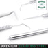5-Piece Stainless Steel Precision Probe, Pick and Hook Set for Dissection, Clay Modeling, and More