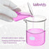 Heavy Duty Glass Beakers Set, 12 pcs of 250ml Thick-Walled, 3.3 Boro Griffin Low Form with Graduation