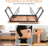 LapDesk Pro Adjustable Laptop Desk for Bed & Couch, Portable Foldable Bed Tray Table with Cup Holder, Laptop Stand