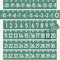 Number Line Bulletin Board - 20 to 120 for Wall Classroom, Eucalyptus Leaf Green Bulletin Border Trim Decor