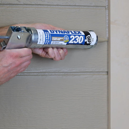 DAP Dynaflex 230 Premium Elastomeric Sealant, Clay, 10.1 Oz