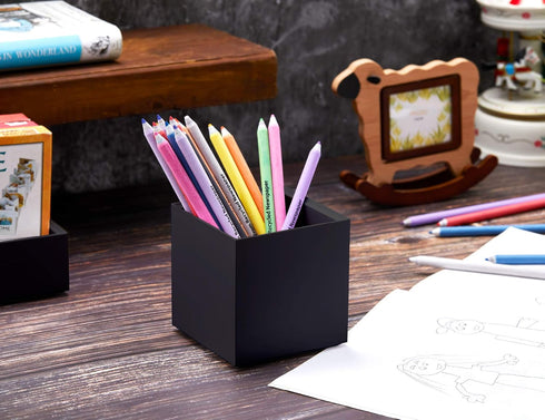 Bostitch Office Konnect Pencil Cup Desk Organizer - Pen Cup, 2-Pack, Black