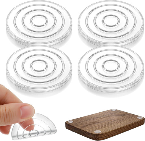 Shimmeroo 4Pcs Cutting Board Feet Non Slip - 1.6 Inch Self Adhesive Silicone