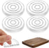 Shimmeroo 4Pcs Cutting Board Feet Non Slip - 1.6 Inch Self Adhesive Silicone
