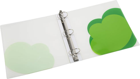 Filexec Products Cloud Ring Binder, 1.5", Pack of 4 (50494-6458), Blue