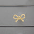 Brass Bowknot Cabinet Handle Vintage Drawer Pulls T-Shaped Dresser Hardware for Wardrobe Shoe Cabinet and Bedside