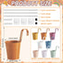 8 OBUSATT PCS Boho Metal Pencil Holder with Pipes Back to School Hanging Iron Small Pails Colors Crayon Organizer First