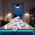 Myuiao 1Pcs Dimmer DC5V Dimming Bulbs/Lamps,USB-Powered White USB LED Extension Cable,On/Off Switch and Controller