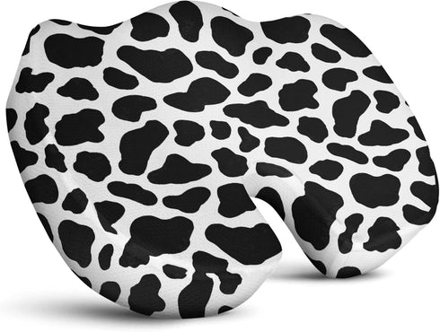 Nojuikm Cowprint Seat Cushion for Tailbone Pain Relief Office Computer Memory Foam Chair