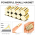Small Magnets, 50Pcs Tiny Circle Rare Earth Magnets, 3 Different Sizes for Crafts, DIY, Office