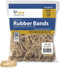 Rubber Bands, Upgrade Office Supply UPG22416, Size #16 (2-1/2" x 1/16"), Natural Crepe, Made in USA (1 Pound Bag)