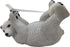Polar Bear Style Desktop Tape Dispenser with Steel Teeth Cutter, Velveted Cloth Bottom for Office Accessories