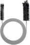 Extra-Thick Drain Brush with Stronger Spring, 67-Inch Flexible Pipe Cleaning Tool for Curved Pipes
