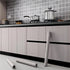 CHYLMAPHEN Film(White,40cmx2M) Self Adhesive Wallpaper Wood Grain PVC Wallpaper for Door, Wardrobe, Cupboard, Table