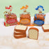 Bread Shaped Erasers for Kids, 16Pcs Mini Novelty Toast Erasers for School Rewards