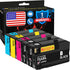 Cartlee Set of 5 Compatible 711XL High Yield Ink Cartridges for HP Designjet T120 T520 Printers (2 Black, 1 Cyan, 1