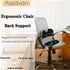 Ergonomic Back and Lumbar Support with Detachable Cover,for Good Posture Correction and Pain Relief,for Offices,Floor