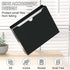 Plastic File Jackets Letter Size, 12 Pack Reinforced Manilla File Pocket Folders, Heavy Duty with Straight Cut Tab, 2