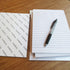 Large Sticky Notes, White Color, 6x8 inches, 6 Pads, 50 Sheets per Pad, Lined Self-Stick Note Pads