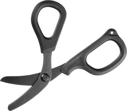 6" XShear Mini Trauma and Nurse's Shear. Razor sharp and compact scissors, perfect for EMTs, doctors, ICU, wound care