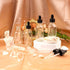 24 Pack 2oz Clear Glass Bottles with Eye Droppers for Essential Oils, Perfumes & Lab Chemicals (Includes Brush,