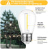 Mlambert LED String Light Bulbs, Shatterproof Outdoor S14 Replacement Light Bulbs, 4000K, Waterproof, 1W LED Edison