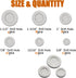 ISPINNER 52pcs Rubber Grommet, Double Sided Round Rubber Hole Plug, Drill Hole Sizes 5/8" to 1-1/2" (White)