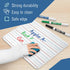 Dry Erase Board for Kids with 2 Small Boards and 4 Fine Tip Markers, Includes 2 Mini Erasers