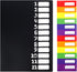 Shappy 12 Pocket Expanding File Folder with Rainbow File Folders Organizer for A4 Size Documents