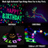 Whaline 6 Colors Neon Gaffer Cloth Tape - Fluorescent UV Blacklight Tape for UV Party (0.6 inch x 16.5 feet)