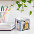 Whimsical Cats Sticky Note Cube, 600 Sheets, 2.75" Memo Block Printed on 4 Sides, Different Feline Design On Each Side