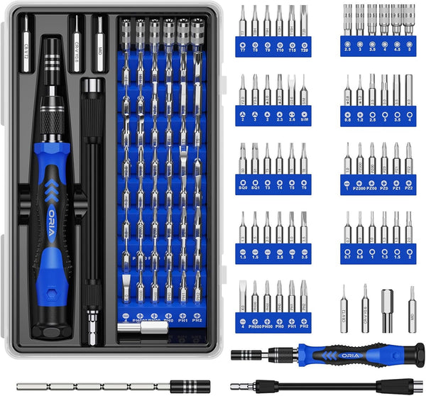 ORIA Precision Screwdriver Set, 61 in 1 Small Screwdriver Set with 57
