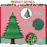 Christmas Bulletin Board Decoration Set Merry Christmas Paper Cutouts and Blackboard Border for Holiday Classroom