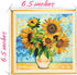 Handcraft Quilling Greeting Card Sunflower Design for Him Her, Friend, Mom, Dad, Daughter, Sister for Happy Birthday