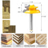 YHSITFNG 45 1/4 Inch 1/2", 5/8", 3/4" (3) Degree Lock Miter Router Bit, Shank, Cutting Height Joint Router Bits