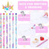 Unicorns Pencils, Rainbow HB Pencils, Erasable Cute Graphite Pencil, Birthday Party Supplies, 36