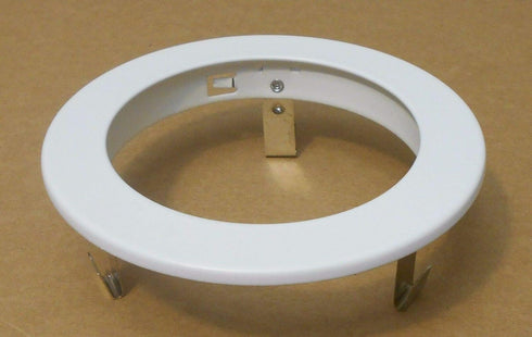 Rabin26 4" INCH RECESSED Ceiling CAN Light Trim Baffle Metal Ring - White
