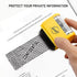 Miseyo Wide Roller Stamp, Identity Theft Stamp, 1.5 Inch, Perfect for Privacy Protection, Yellow