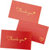 RXBC2011 100 3.5 2 Inch Little Thank You Cards Gold Heart Design Bulk Thank you Notes for All Occasions x Wine red