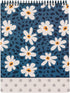 Steel Mill & Co Large Top Spiral Notebook, College Ruled, 11" x 8.5", Durable Hardcover, 160 Lined Pages, Leopard Daisy