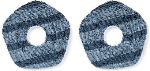 eufy 2 Washable Vacuum Mop Cloths, Compatible with X10 Pro Omni X9 Pro Robot Vacuums, Soft Mopping Pad