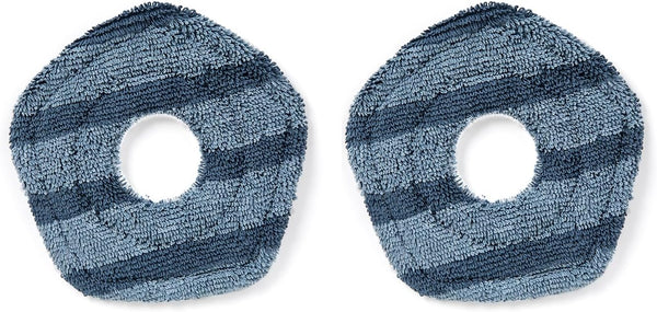 eufy 2 Washable Vacuum Mop Cloths, Compatible with X10 Pro Omni X9 Pro Robot Vacuums, Soft Mopping Pad